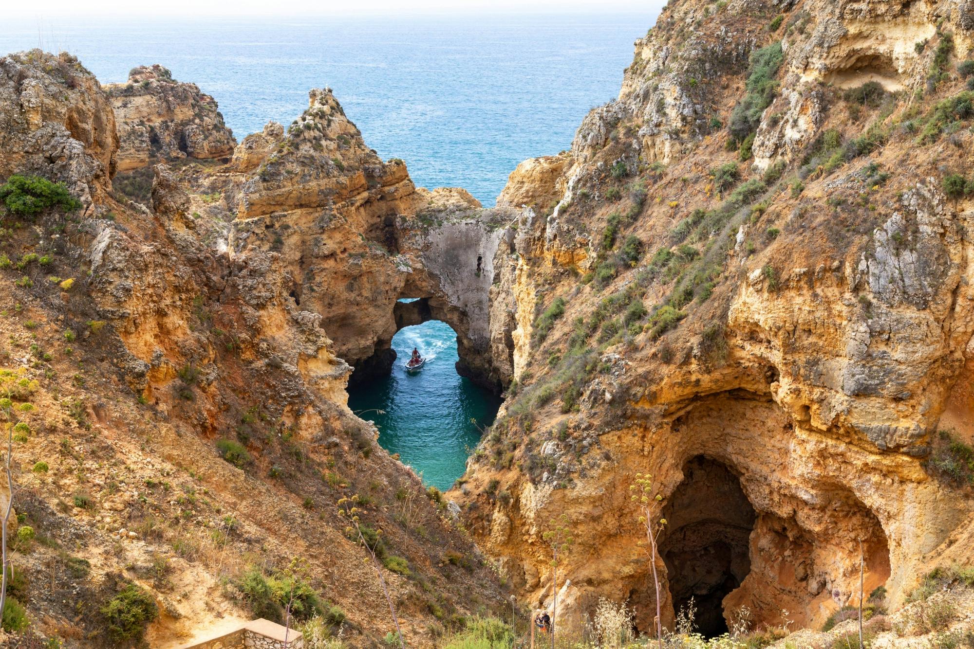 Full-day guided tour of the western Algarve by private minibus