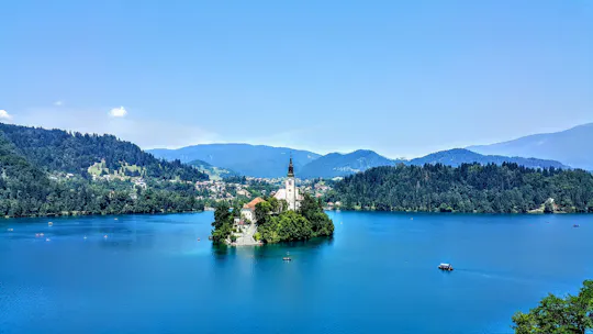 Geführte Tour durch Ljubljana und den Bleder See ab Koper