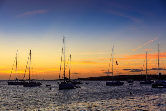 Sunset catamaran cruise from Souda Port in Crete