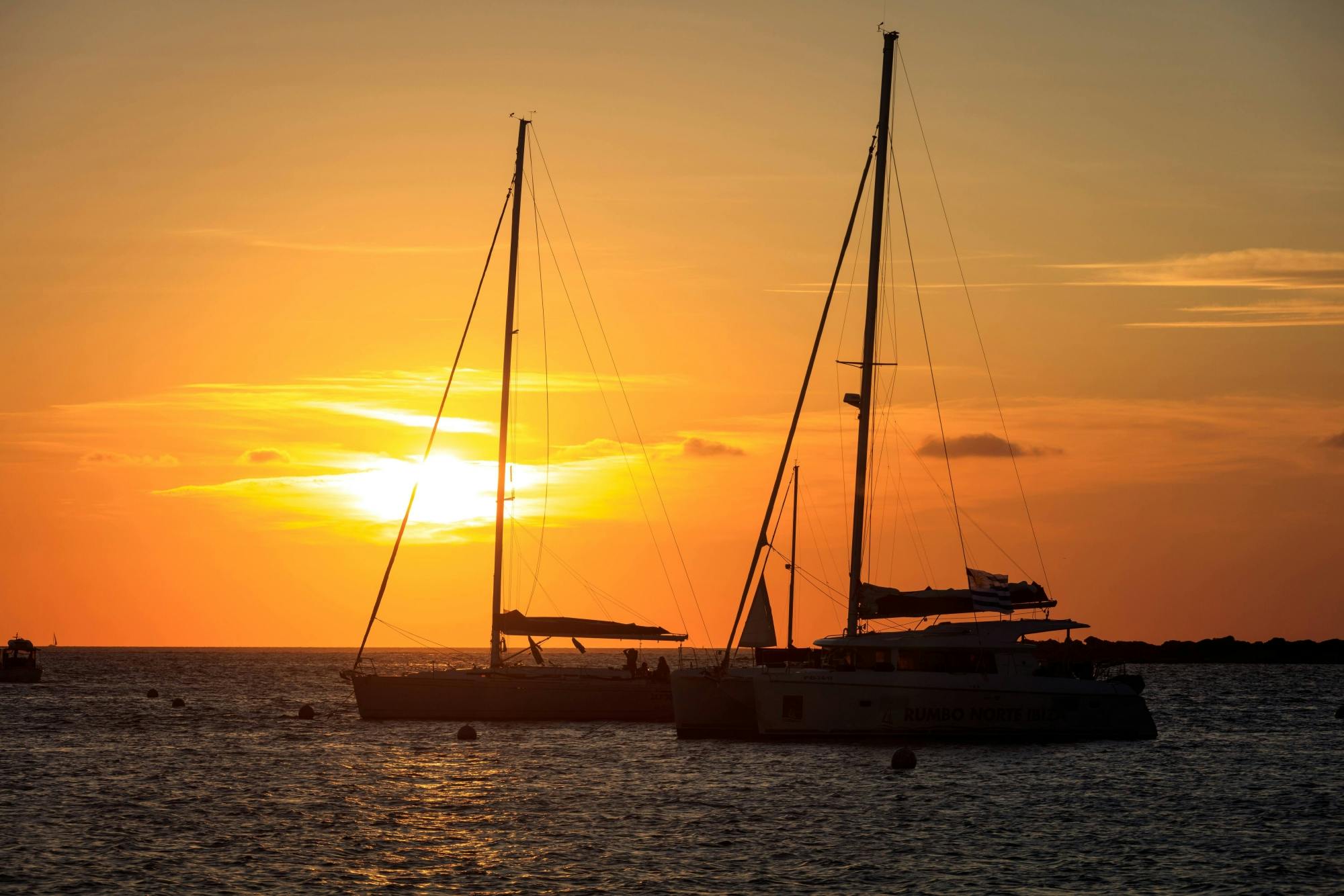 Sunset catamaran cruise from Souda Port in Crete