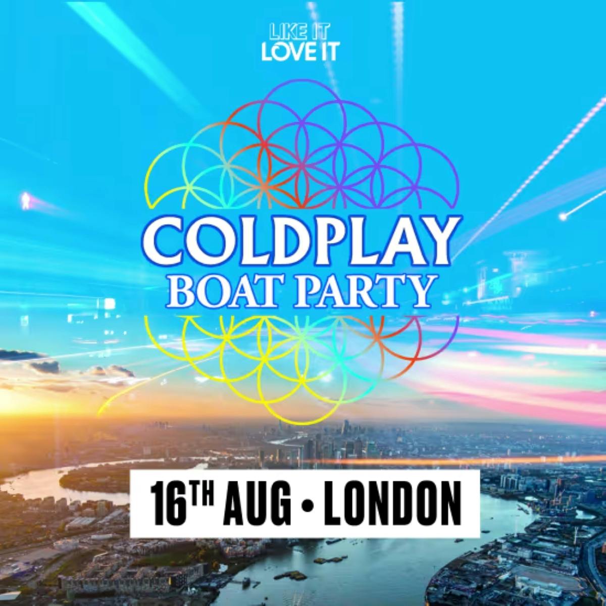 The Coldplay boat party in London