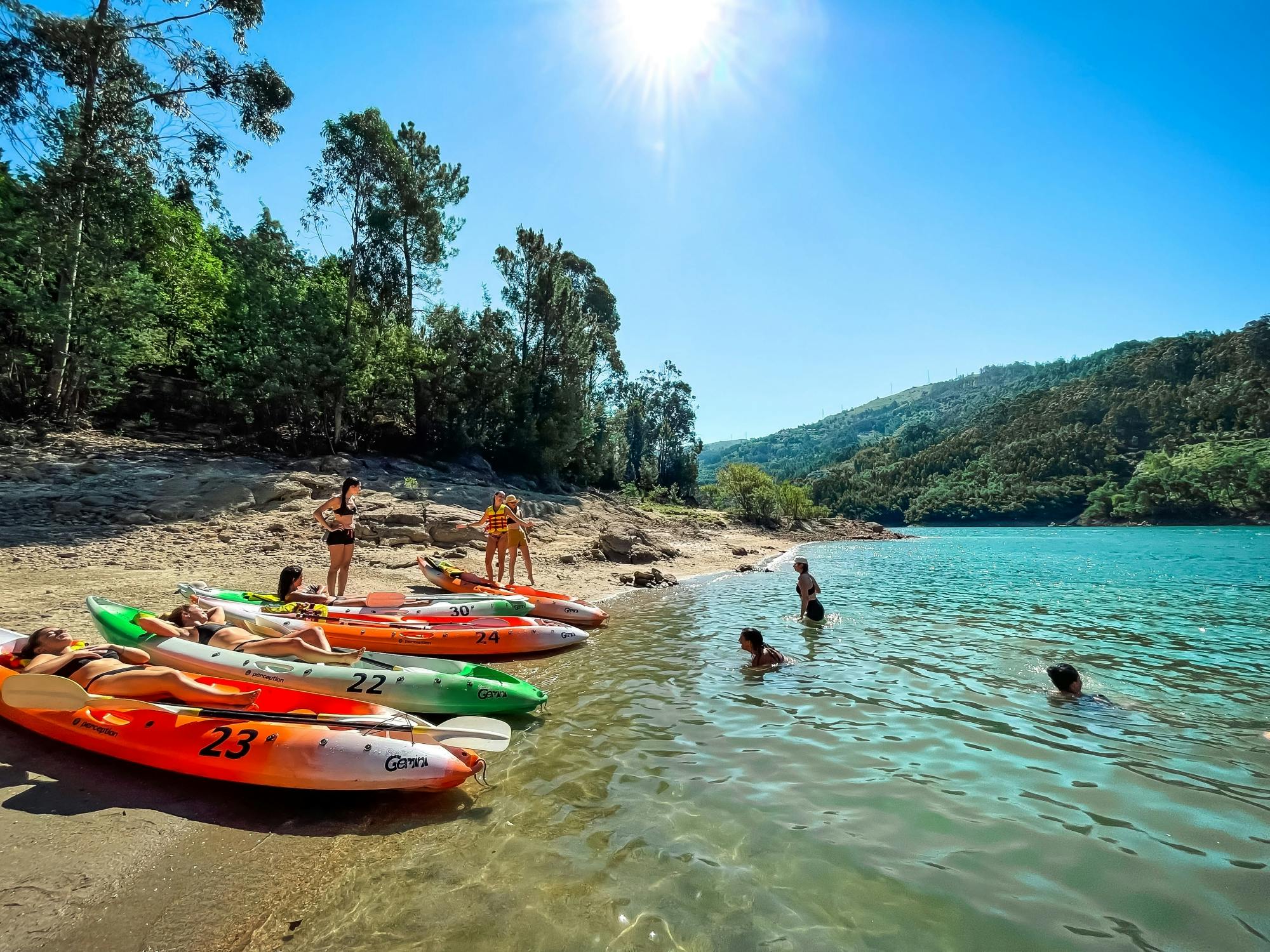 Kayak nel parco nazionale di Gerês