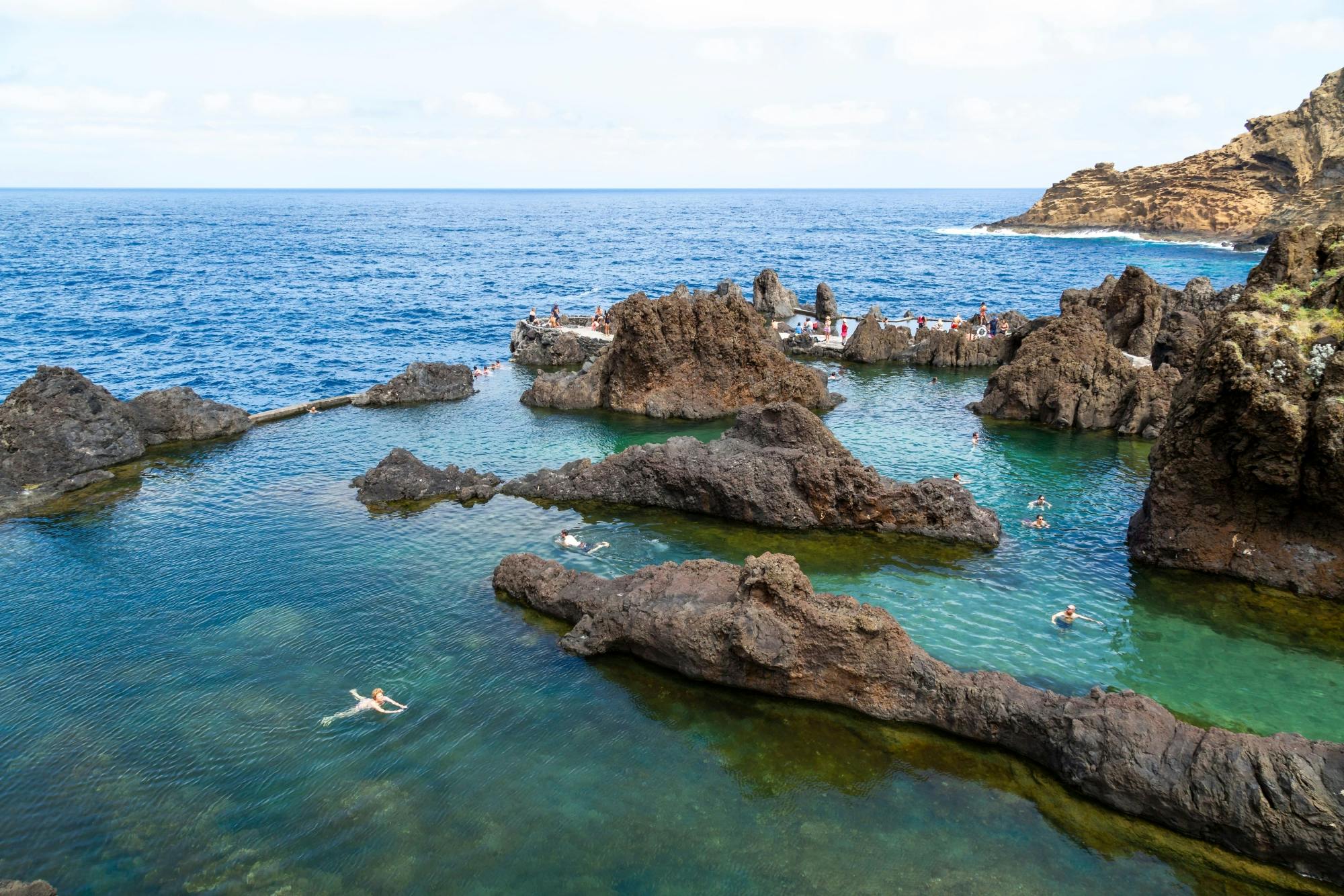 Tour della costa occidentale di Madeira con pranzo a Porto Moniz