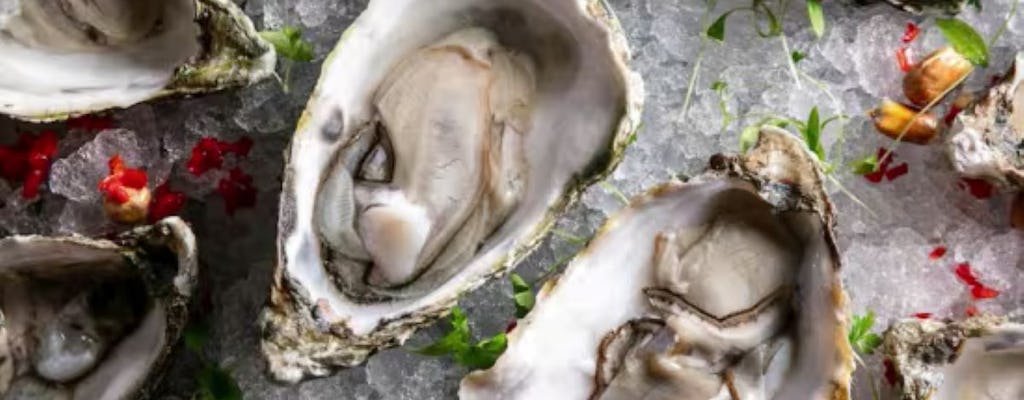 Oysters Happy Hour, Getränke und Live-Musik-Erlebnis