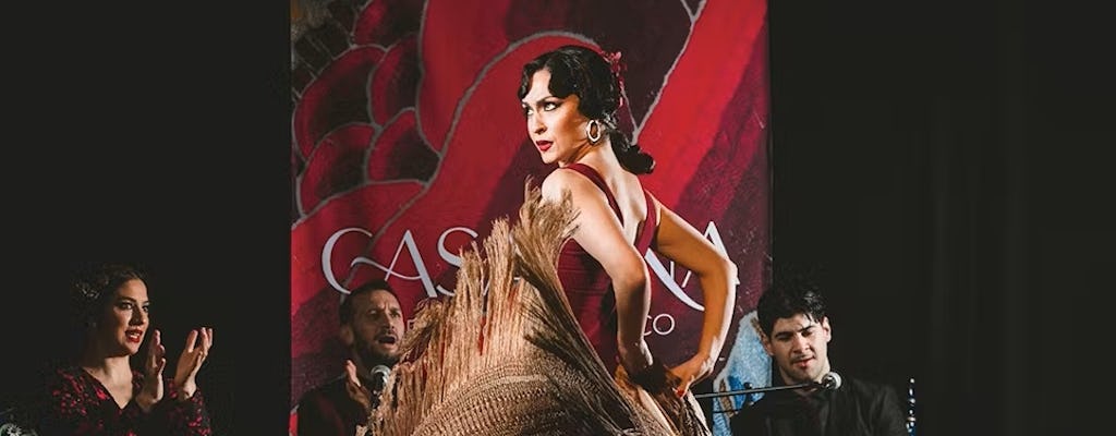 Spettacolo di flamenco tradizionale al Tablao Casa Ana di Granada