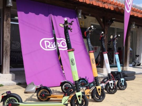 Electric scooter flexible rental options in Fuji City