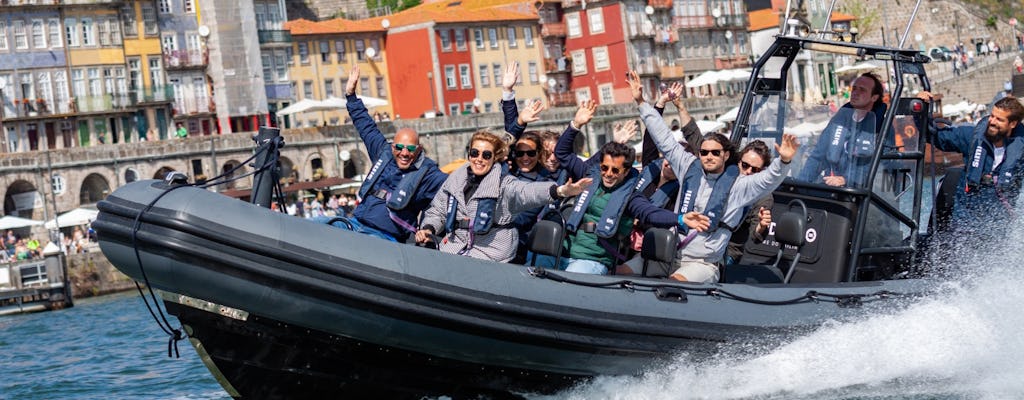 Porto's six bridges speedboat tour along the Douro River