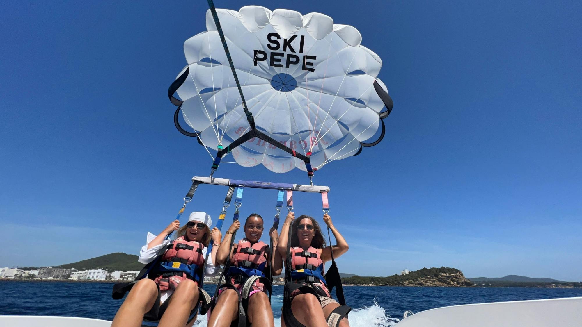 Es Cana Ski Pepe Parasailing Experience