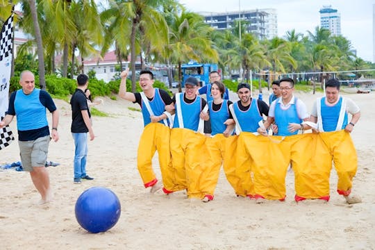 Aventura de trabajo en equipo en las playas de Da Nang y Hoi An