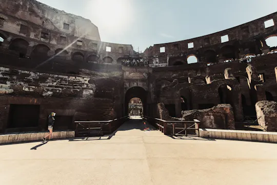 Colosseum arena floor and Roman Forum express tour