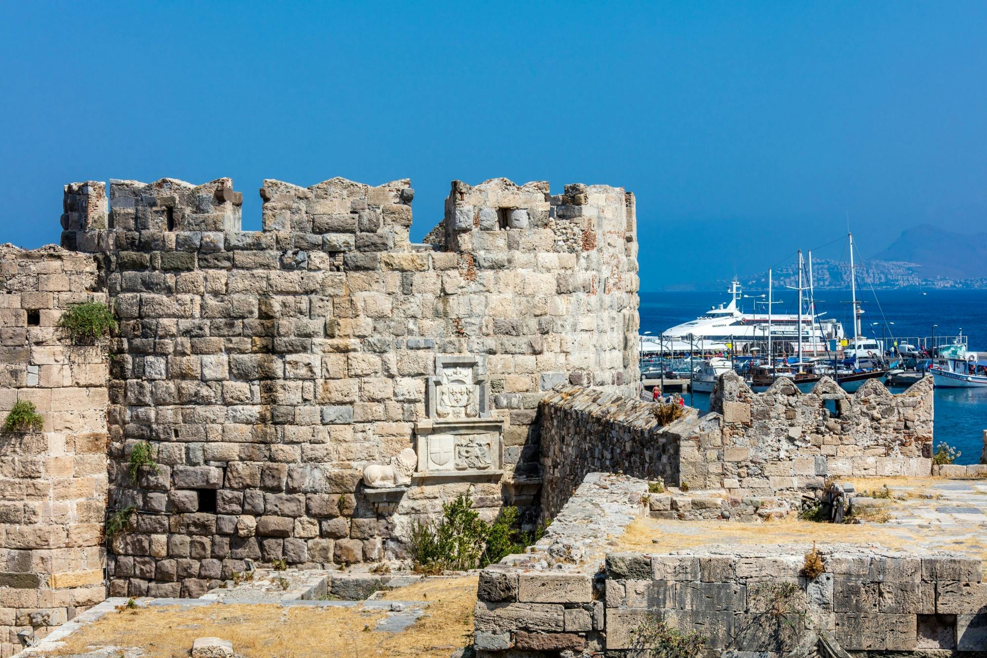 Guided tour of Kos Town, Asclepeion and Zia with wine-tasting