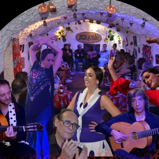 Espectáculo flamenco Zincalé en una cueva del barrio del Sacromonte