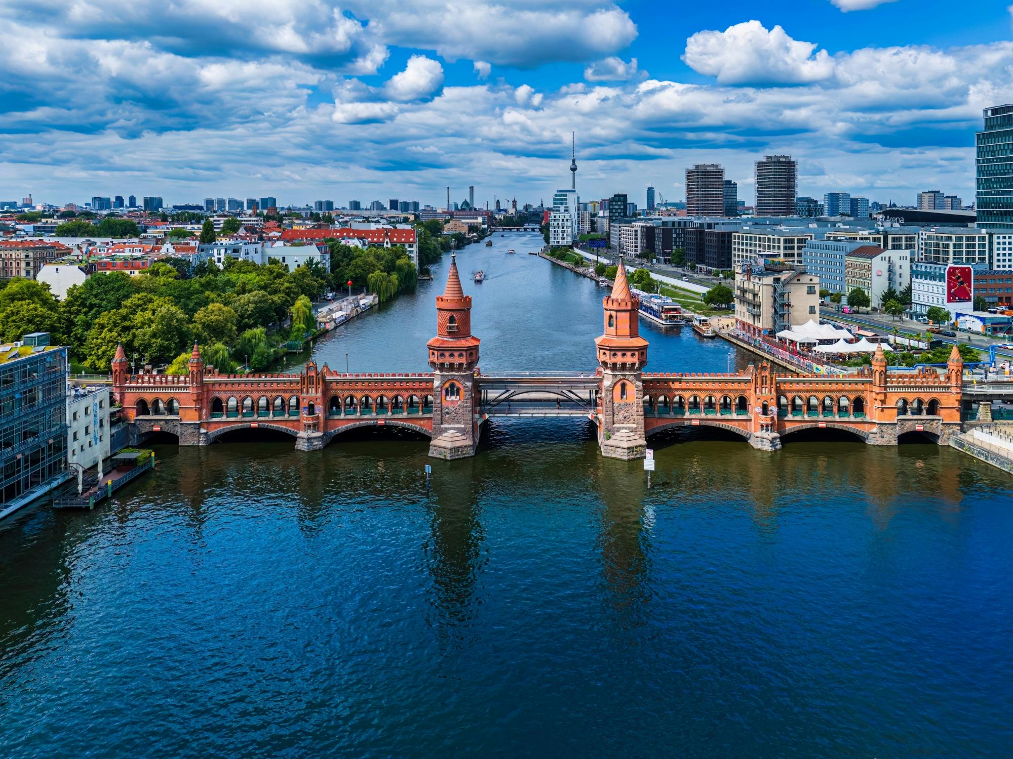 Solar-powered cruise on Berlin's Spree River