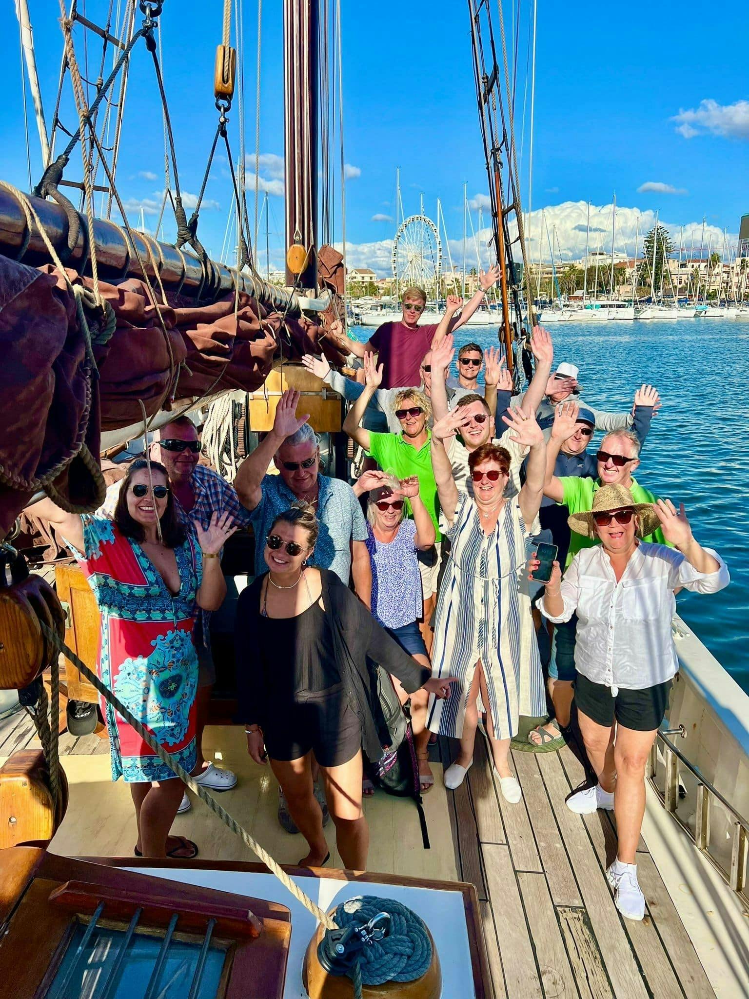 Andrea Jensen Sailing Boat Cruise to Capo Caccia