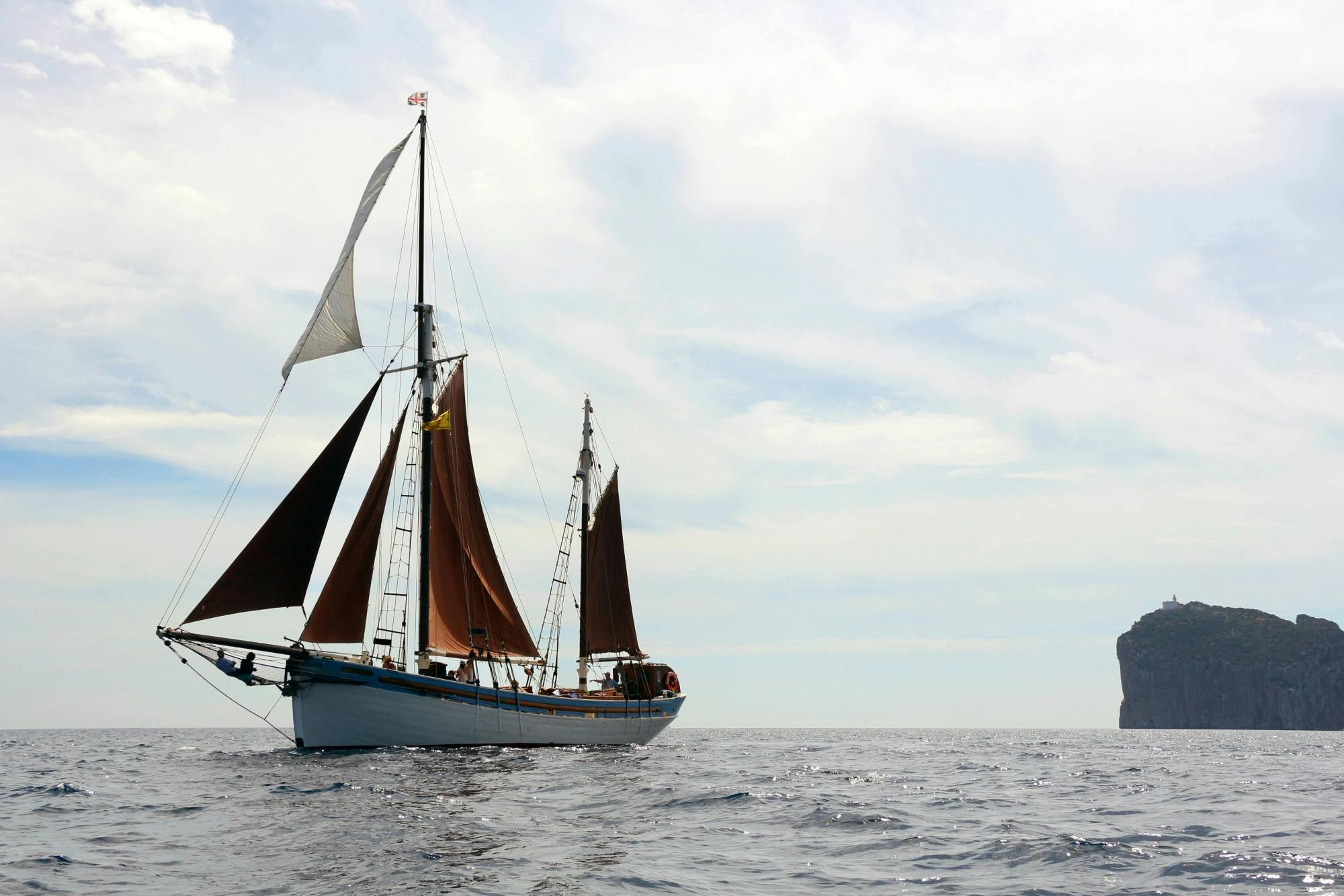 Andrea Jensen Sailing Boat Cruise to Capo Caccia