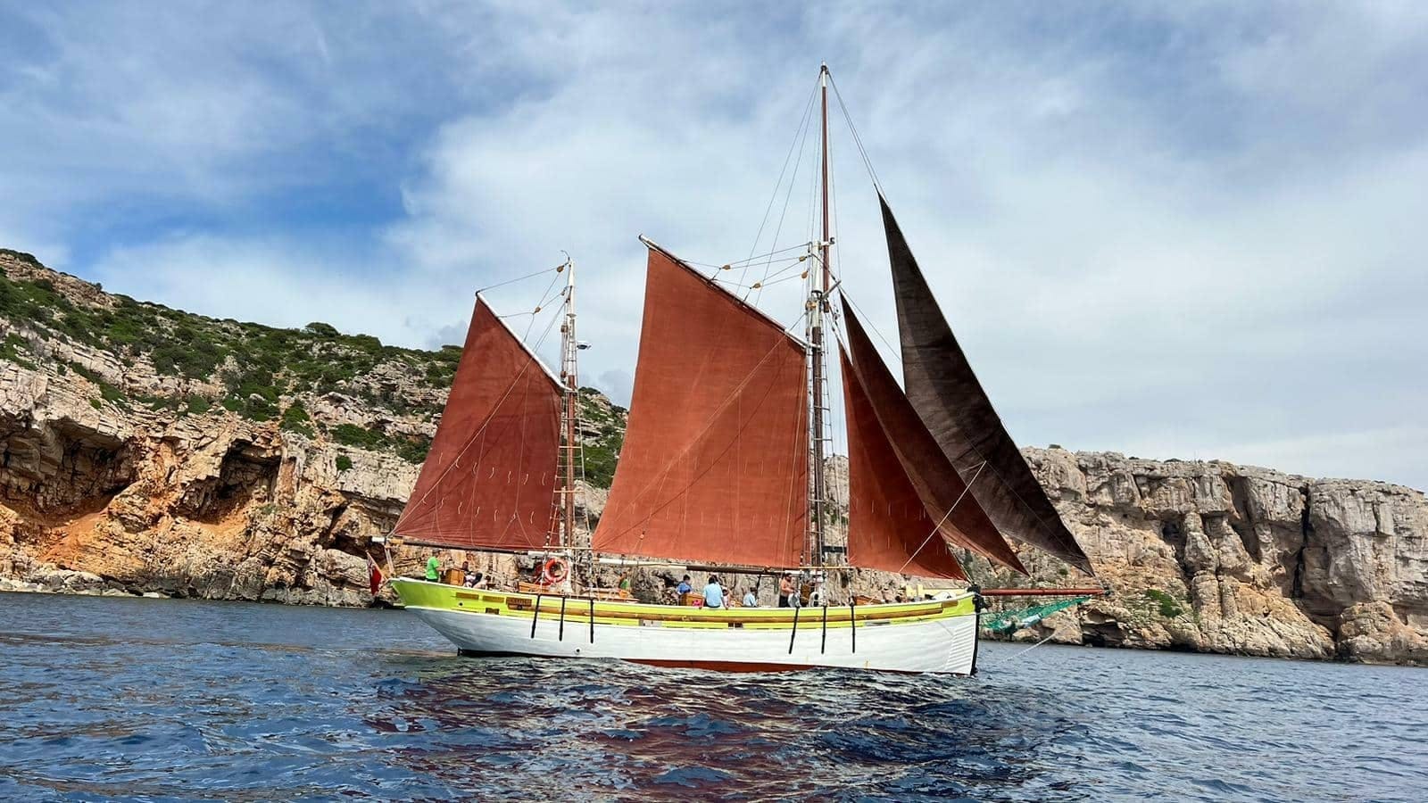 Andrea Jensen Sailing Boat Cruise to Capo Caccia