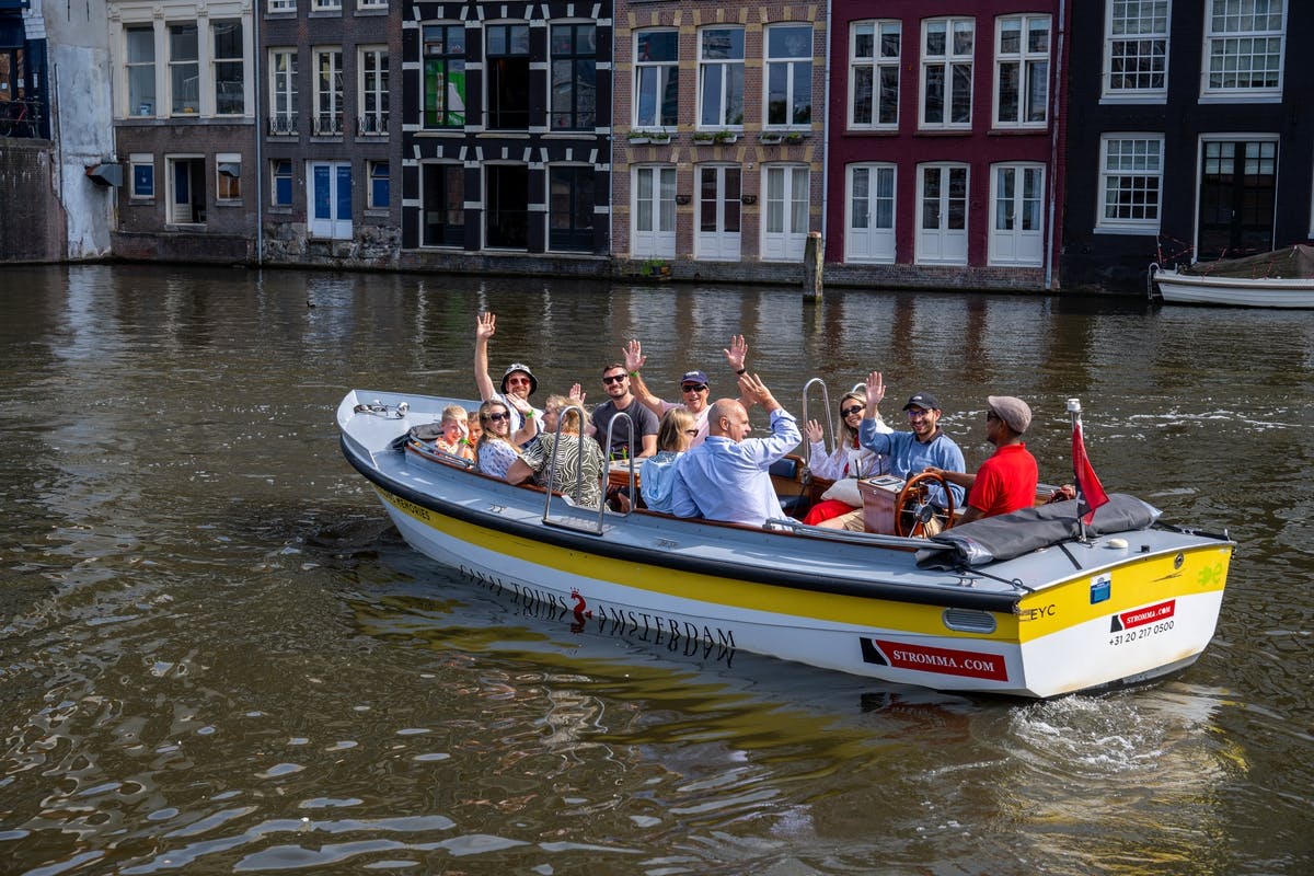 Amsterdam open boat tour from Central Station