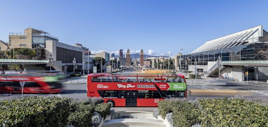 Barcelona city tour hop-on hop-off bus tickets