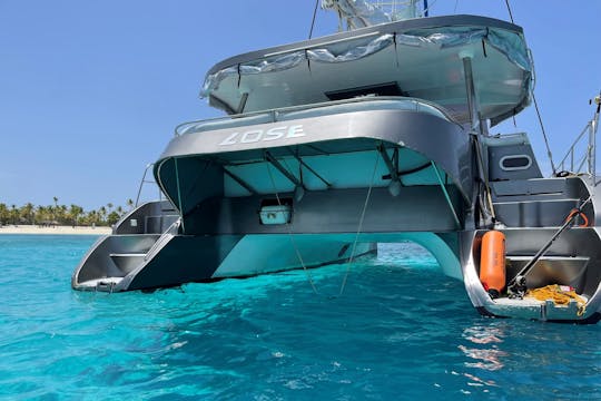 Private Saona Island Luxus- Katamaranfahrt mit Transfer