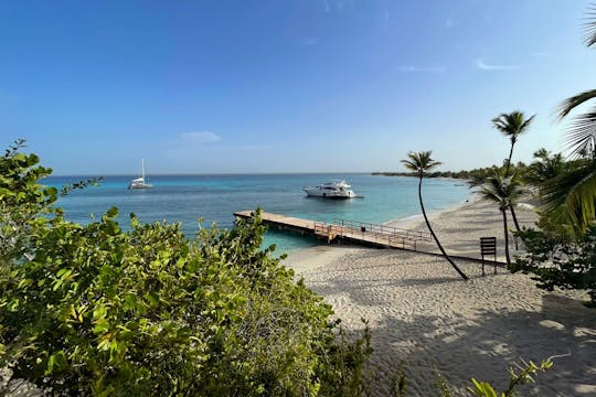 Private Catalina Island Luxus-Katamaranfahrt mit Transfer