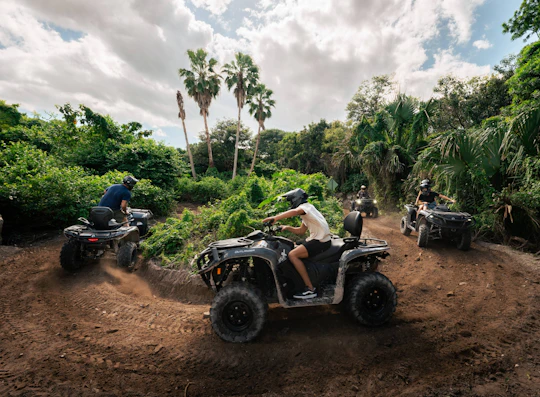 Express ATV jungle tour in Mexico with lunch