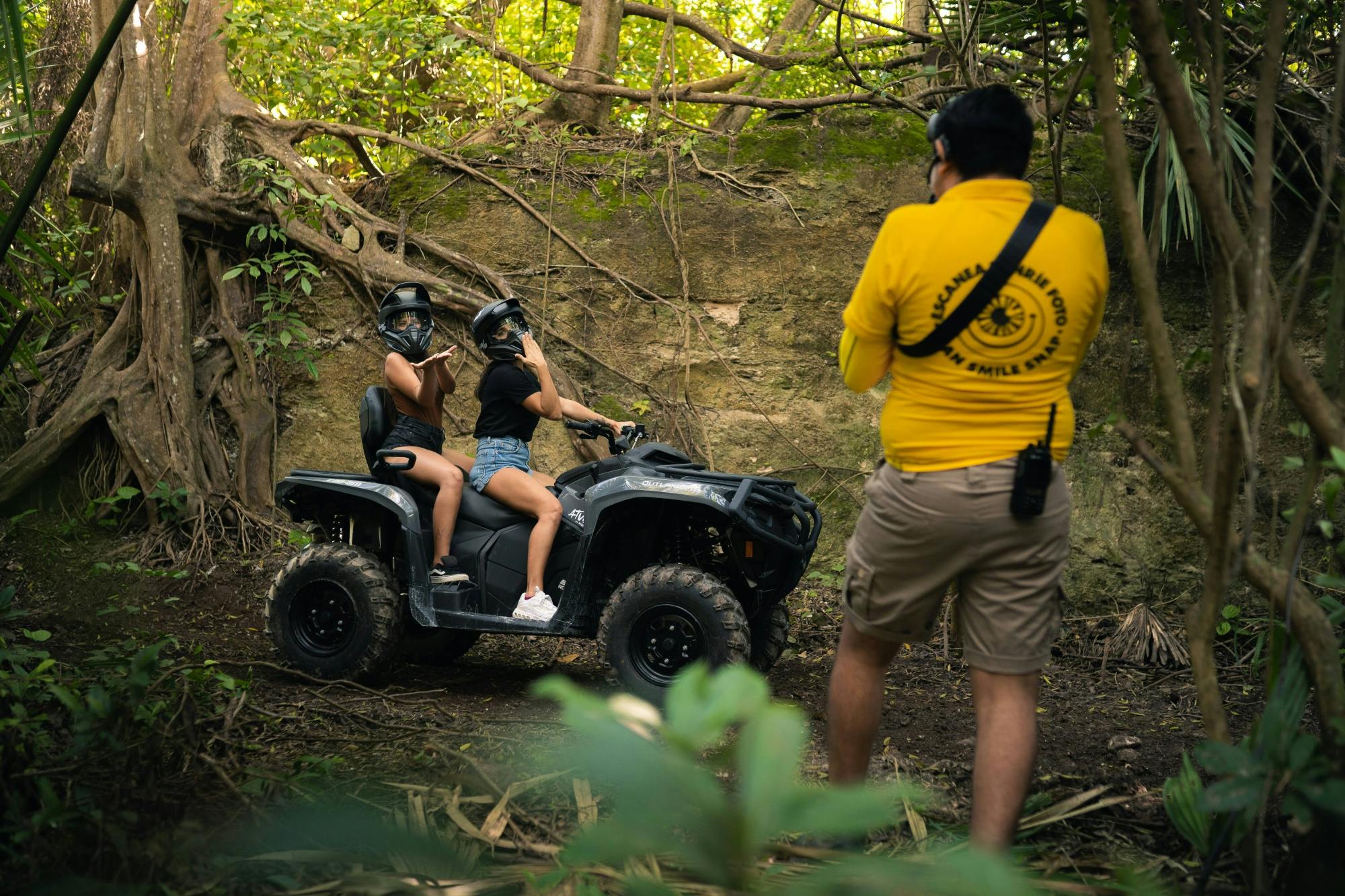Quad biking tour through Cancun’s Mayan jungle in Mexico