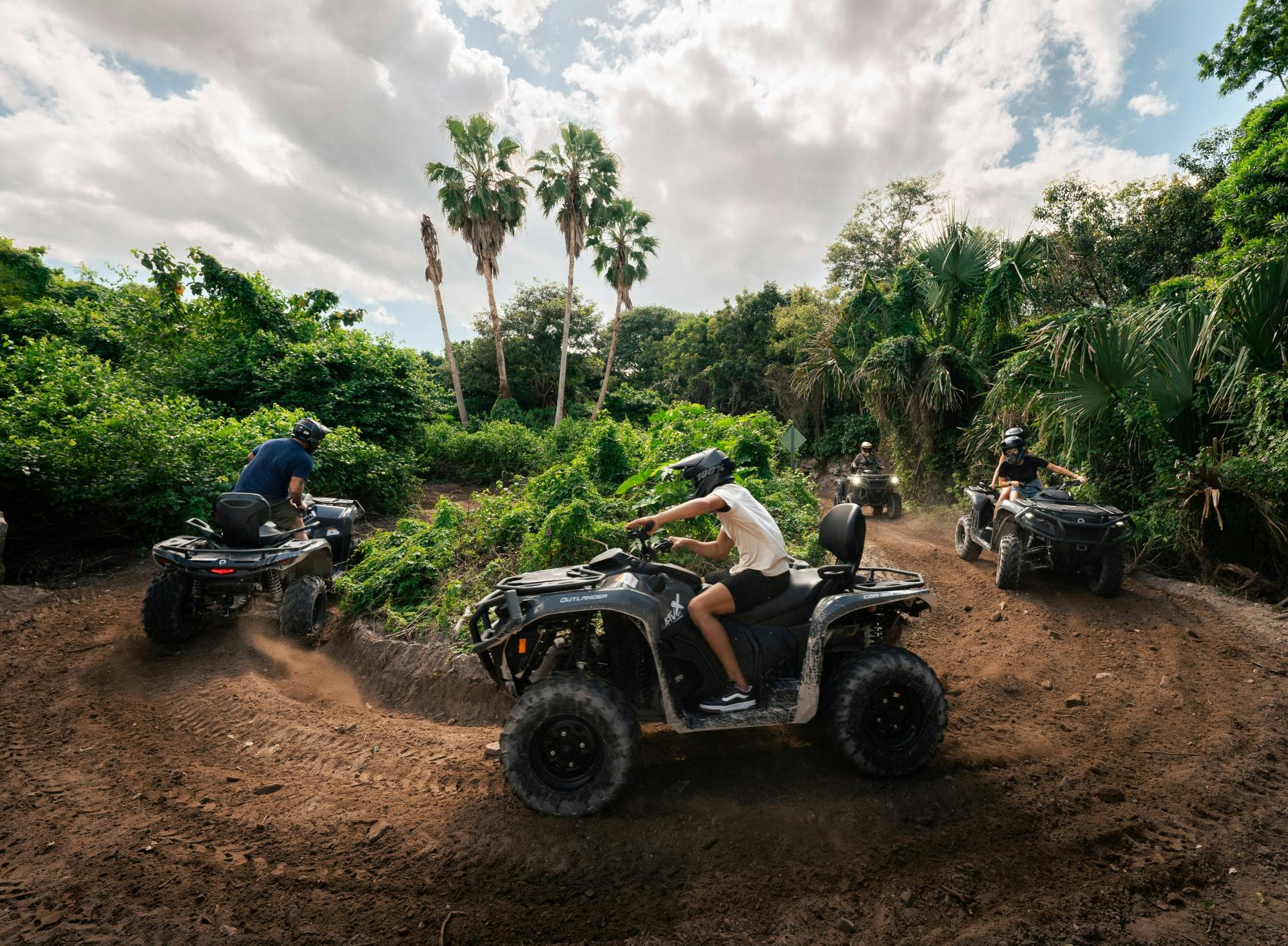 Quad biking tour through Cancun’s Mayan jungle in Mexico