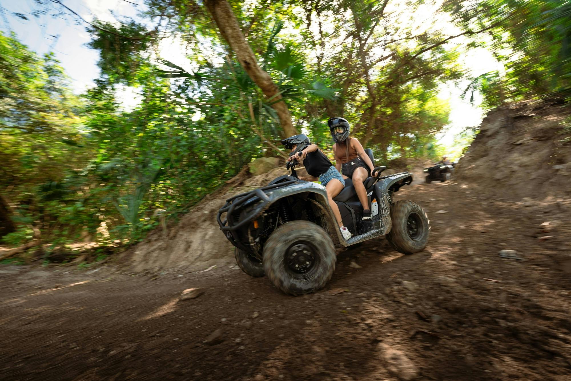 Half-day ATV jungle tour in Mexico with lunch