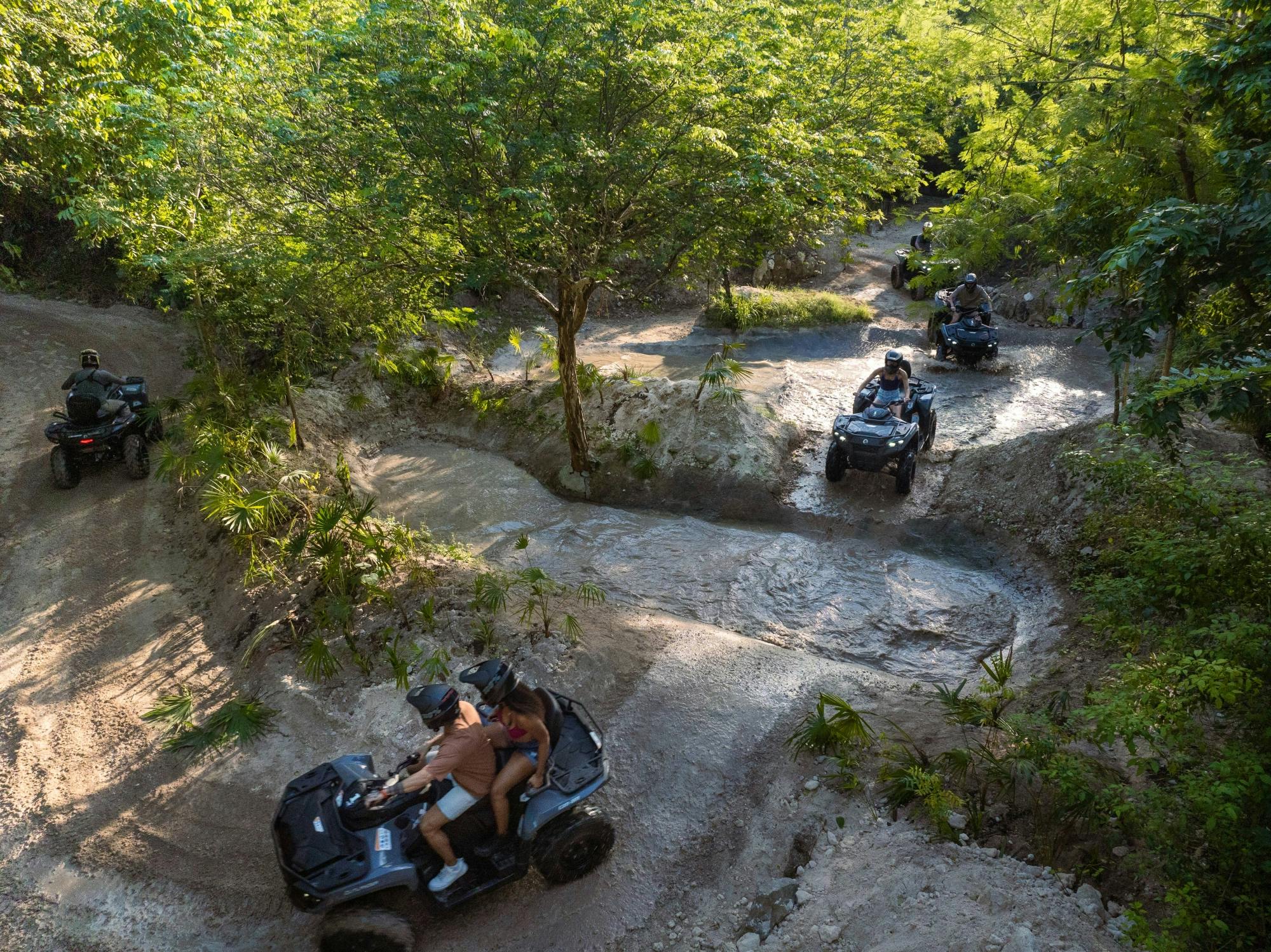 Full-day ATV and adventure park day in Mexico