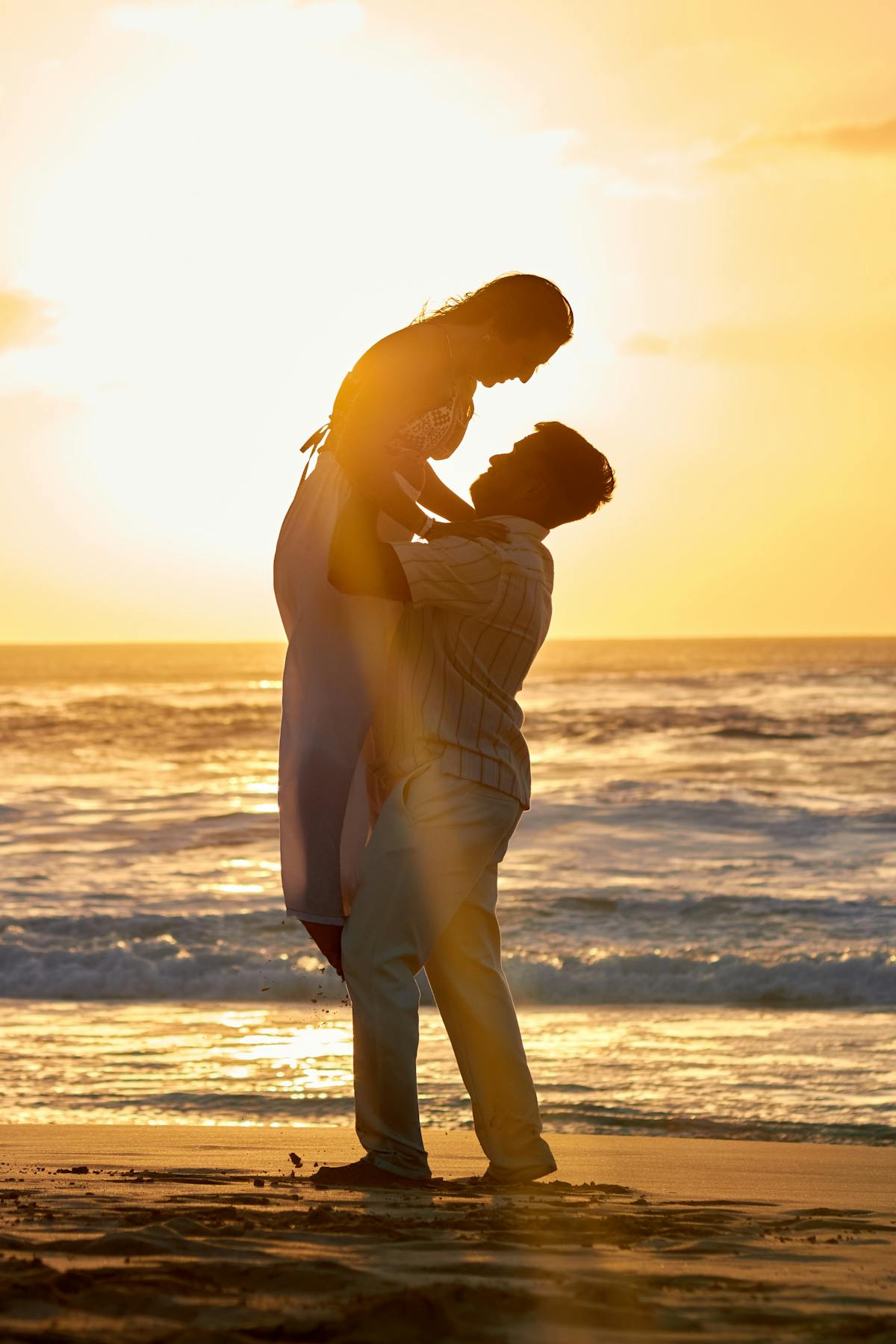 Professionele strandfotoshoot