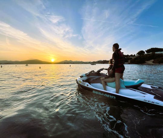 Aventure exclusive en jet ski au coucher du soleil à Majorque