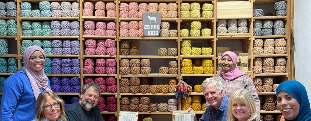 Half-day rug weaving workshop in Fez