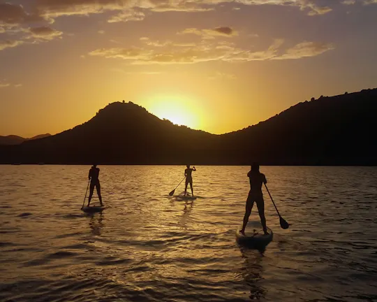 Escursione al tramonto in stand-up paddle a Cala Ratjada