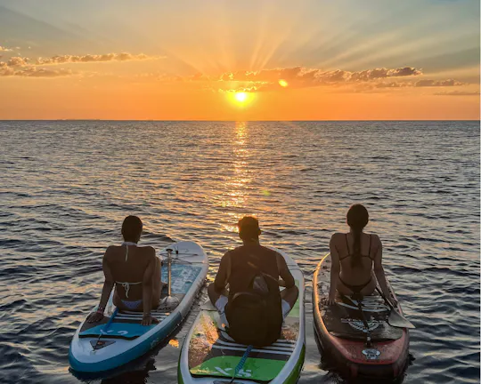 Excursión de paddle surf al amanecer en Cala Ratjada