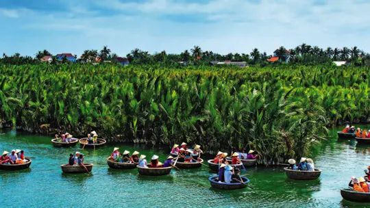 Cooking class with market tour and coconut forest basket boat ride