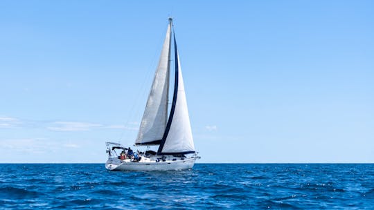 Sailboat tour along the coast to Taormina from Giardini Naxos