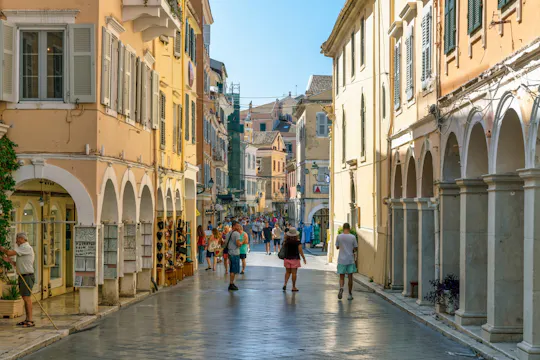 Corfu Town transfer and free time