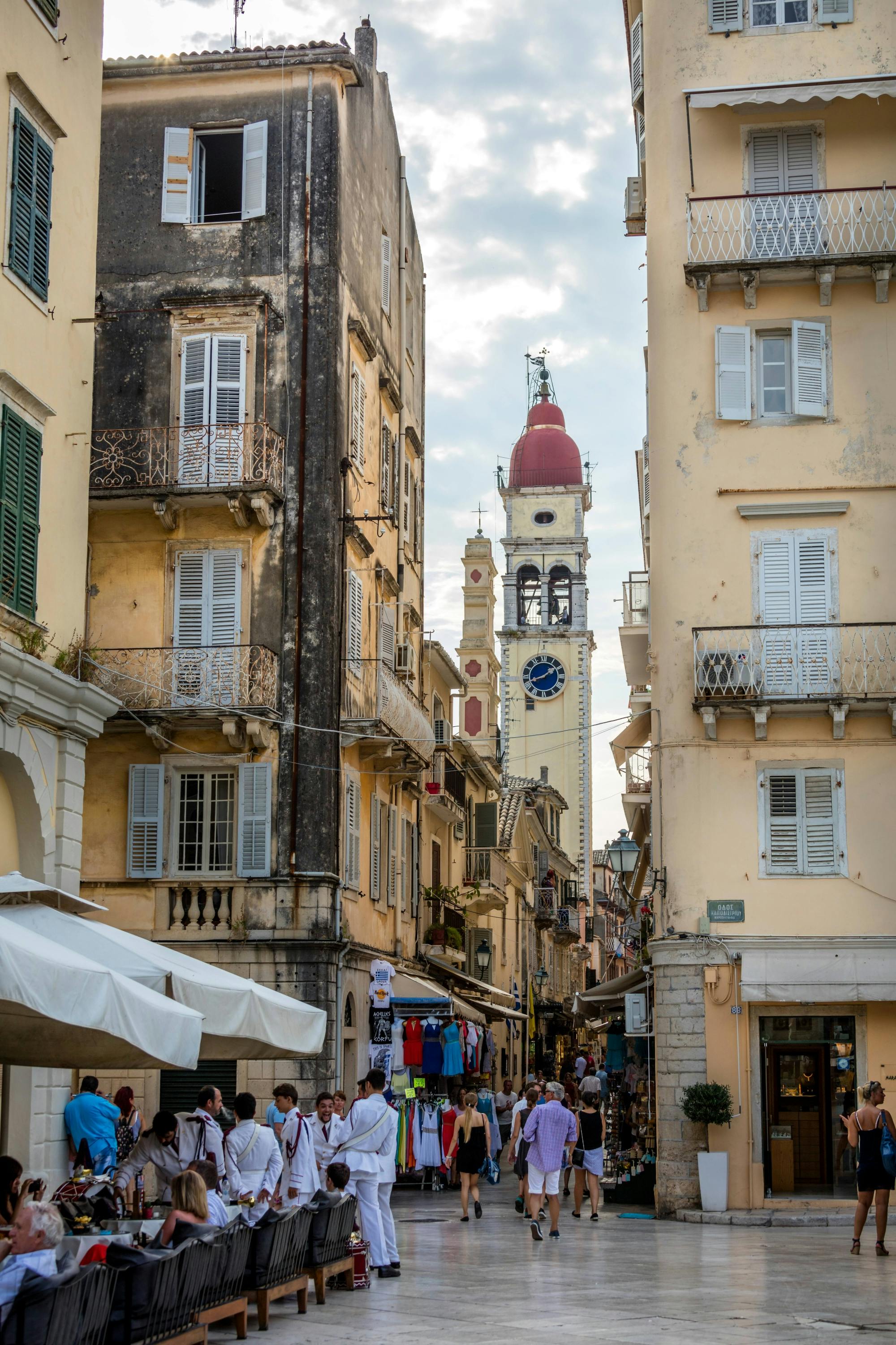 Corfu Town Transfer and Free Time