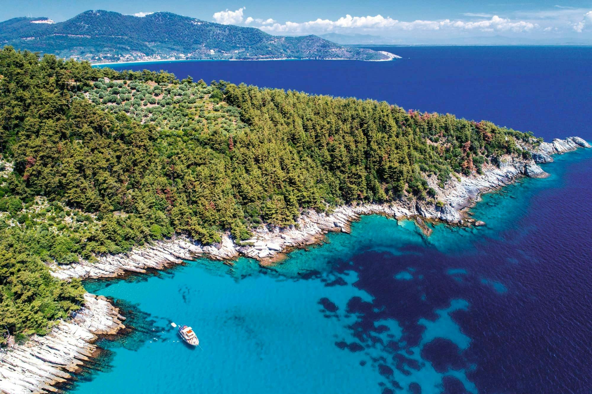 Thassos Highlights Catamaran Cruise