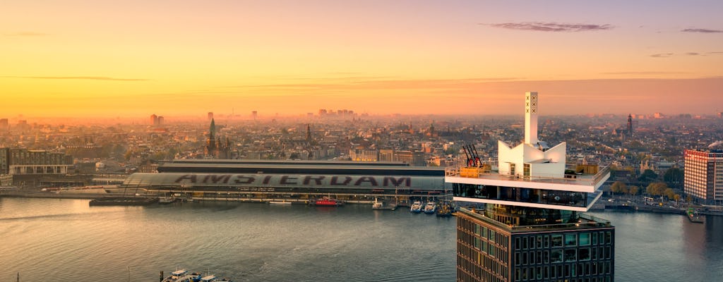 A'dam Lookout entry ticket with voucher for Moon revolving restaurant