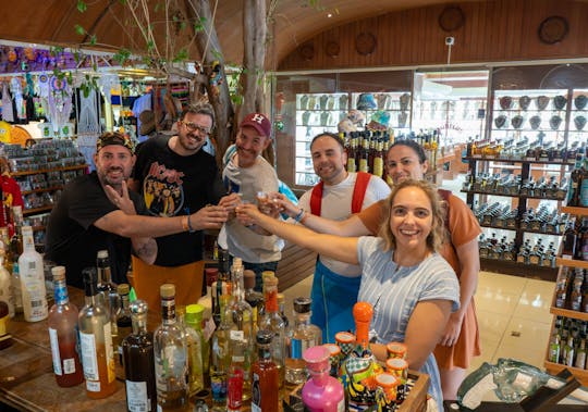Passeio de compras em Puerto Morelos com degustação de tacos