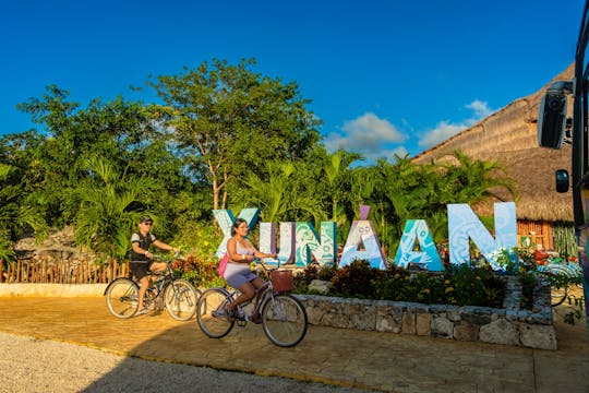 Parque ecológico Ki'ichpam Xunáan e entrada para o Cenote Yun Chen