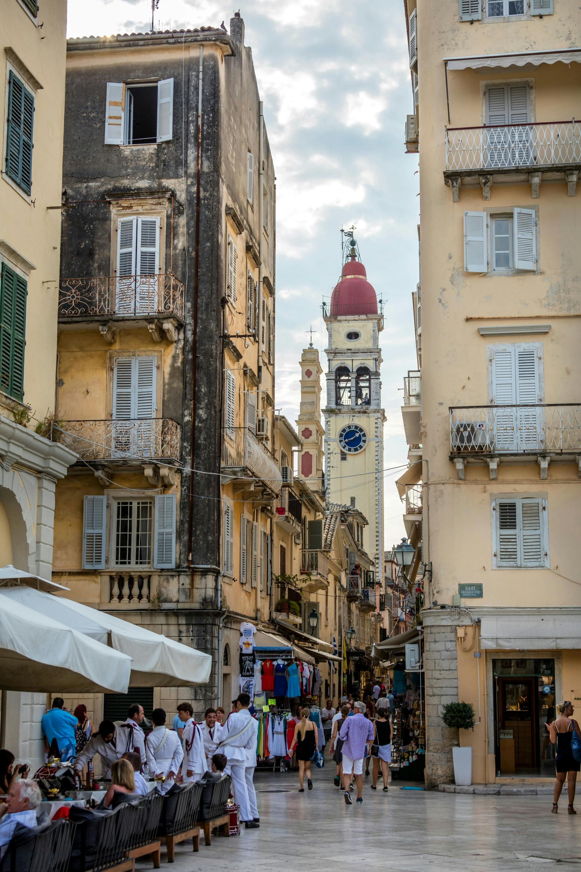 Corfu Town Transfer and Free Time