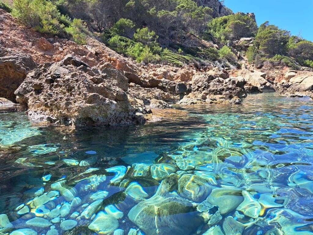 Dragonera Island kayak tour in Majorca