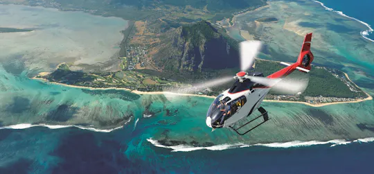 45-minute scenic helicopter flight in Mauritius from North Helipad