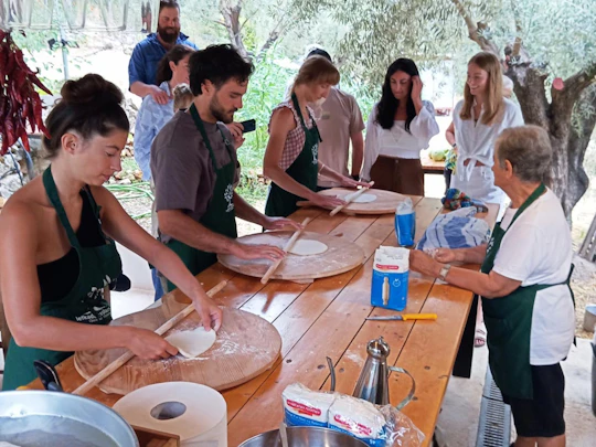 Phyllo Pies Baking Class at a Micro Farm in Lefkada