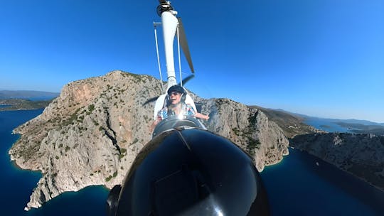 Scenic flight tour over Bodrum bays