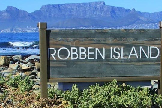 Robben Island guided prison tour with ferry ticket and hotel transfer