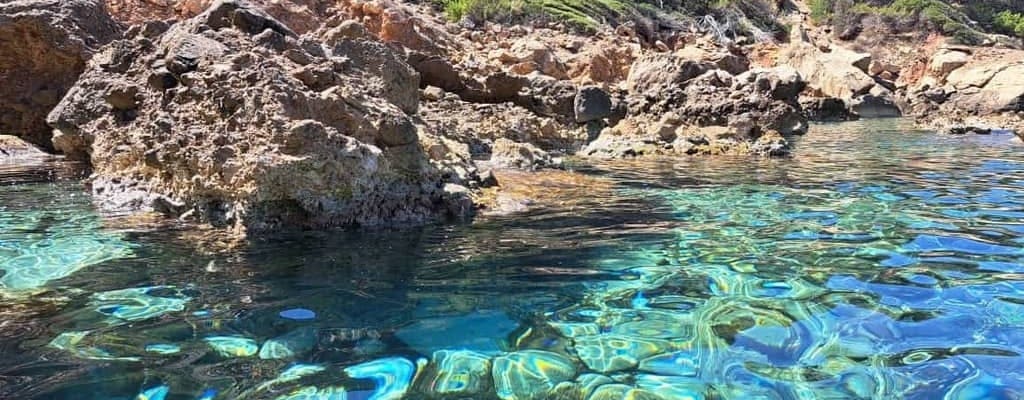 Excursion en kayak et randonnée sur l'île de Dragonera à Majorque