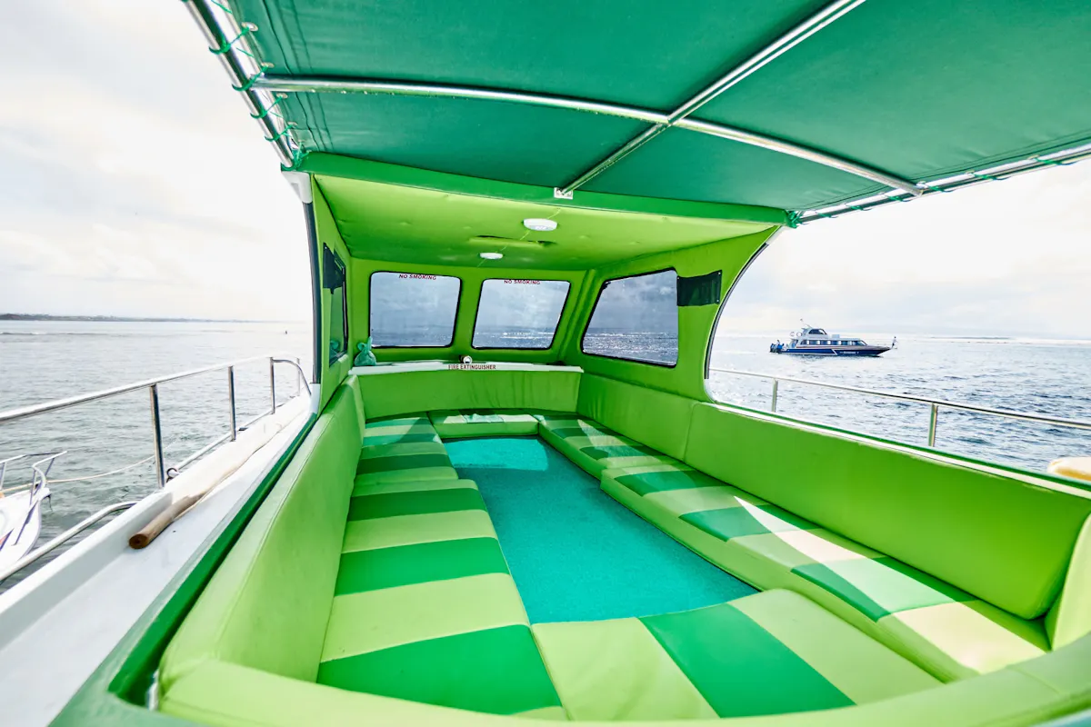 Boat transfer from Sanur to Nusa Lembongan by Scoot Fast Boat